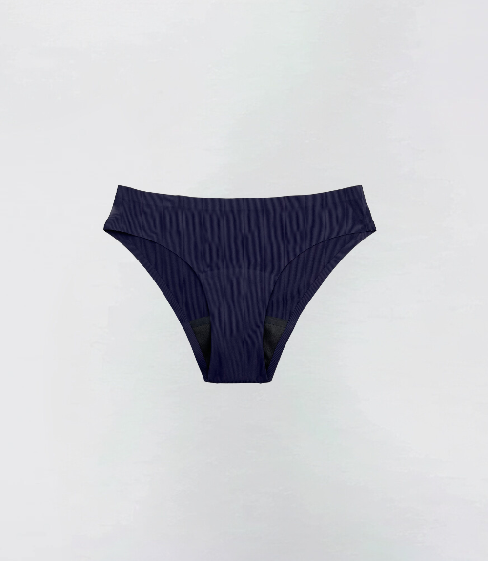 Badkläder för menstruation – Bikiniunderdel – Ribbad