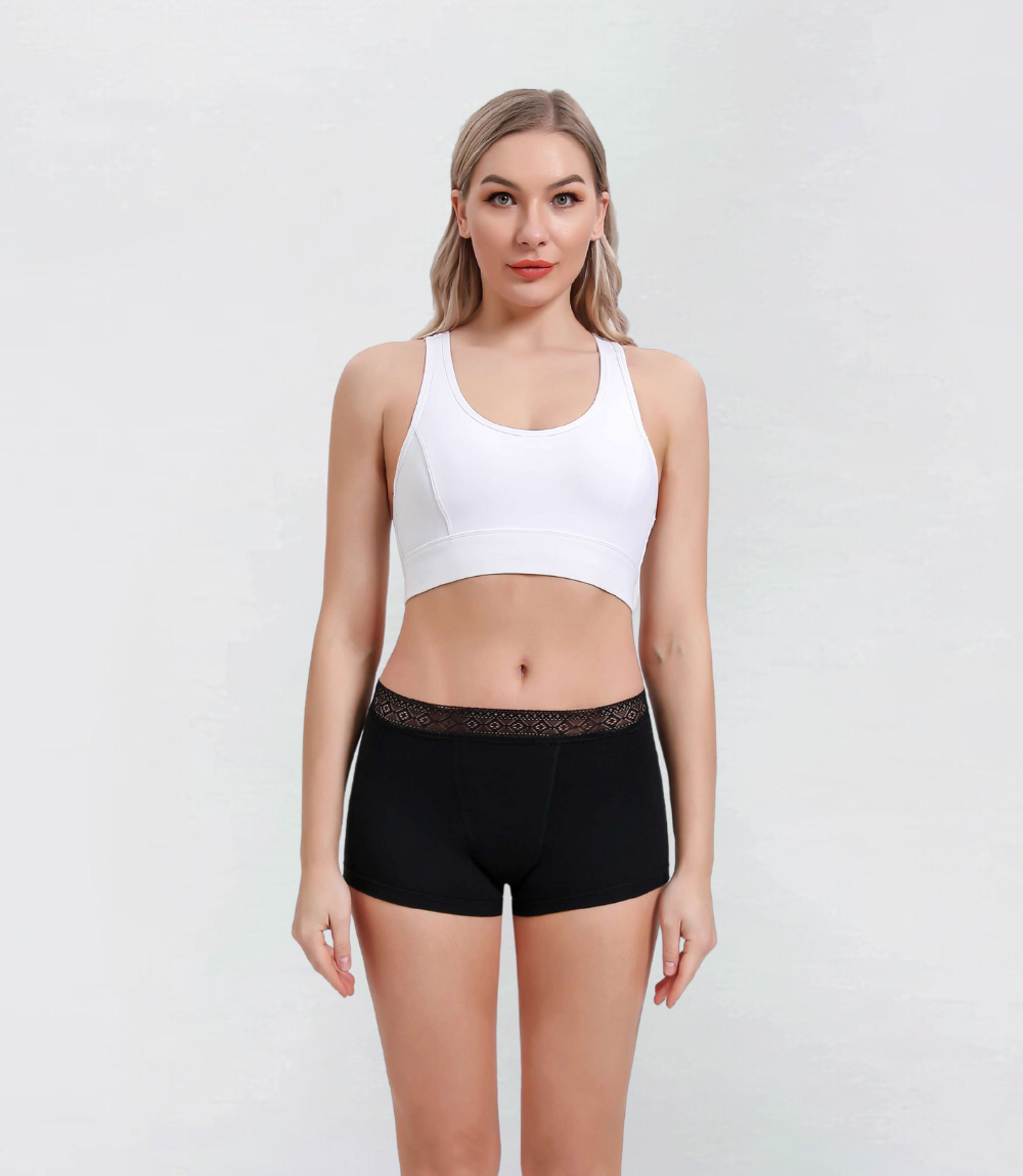 Boyshort – Mesh – 100 % läckagesäker