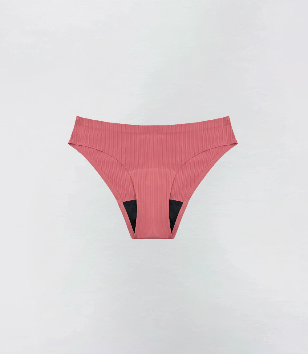 Badkläder för menstruation – Bikiniunderdel – Ribbad