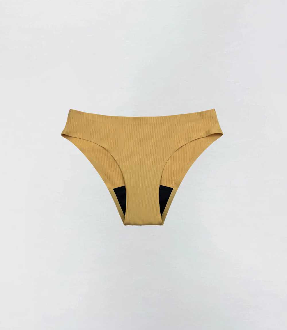 Badkläder för menstruation – Bikiniunderdel – Ribbad