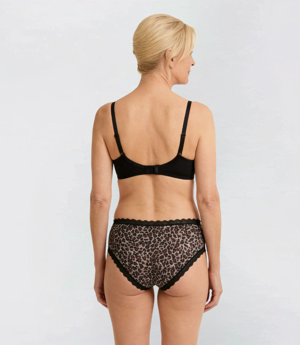Klassisk leopardmönster – Ekologisk bomull – 100 % läckagesäker